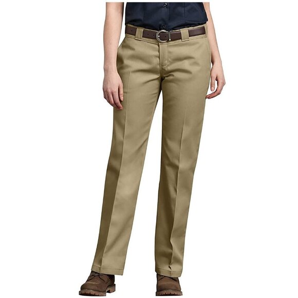 Dickies Women's Original Work Pants Size 16R (38 x 31) Mid Rise Khakis New - Picture 1 of 8